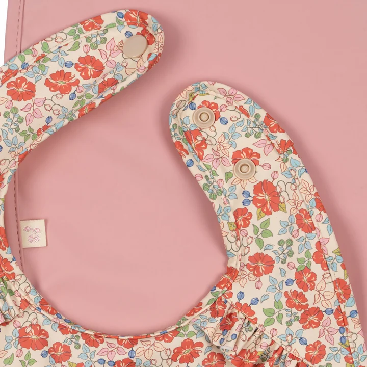 Konges Sløjd - Lätzchen, kalkua / bridal rose (2er-Set)