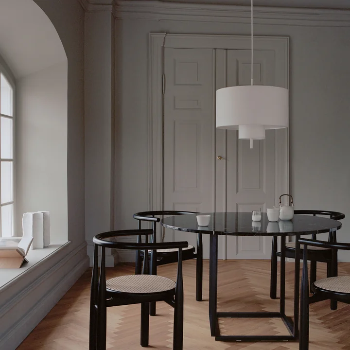 New Works - Margin Pendelleuchte Ø 50 cm, weiss