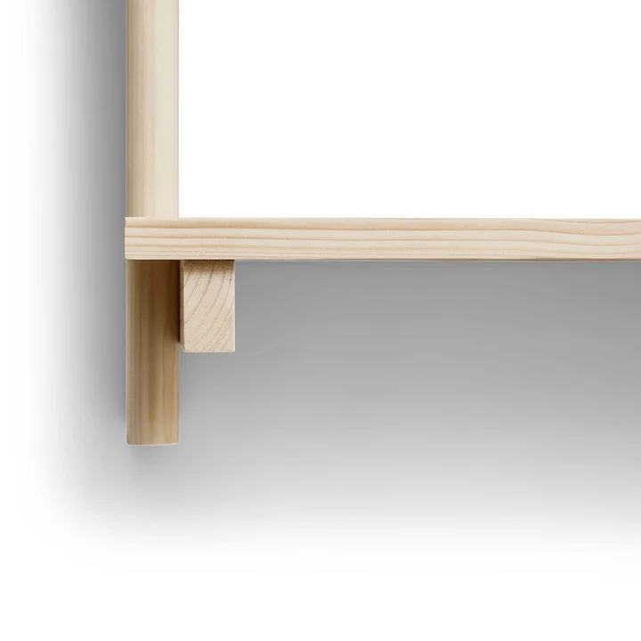 Form & Refine - Beam 3 Wandregal, 60 x 90,5 cm, Kiefer matt lackiert