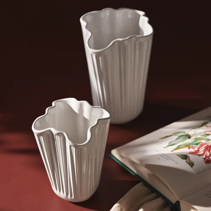 Kähler Design - Hammershøi Unfold Vasen, weiss