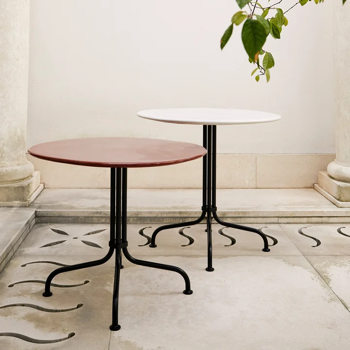 Gubi - Carmel Bistro Loungetisch und Bistroesstisch, 75 x 75 cm