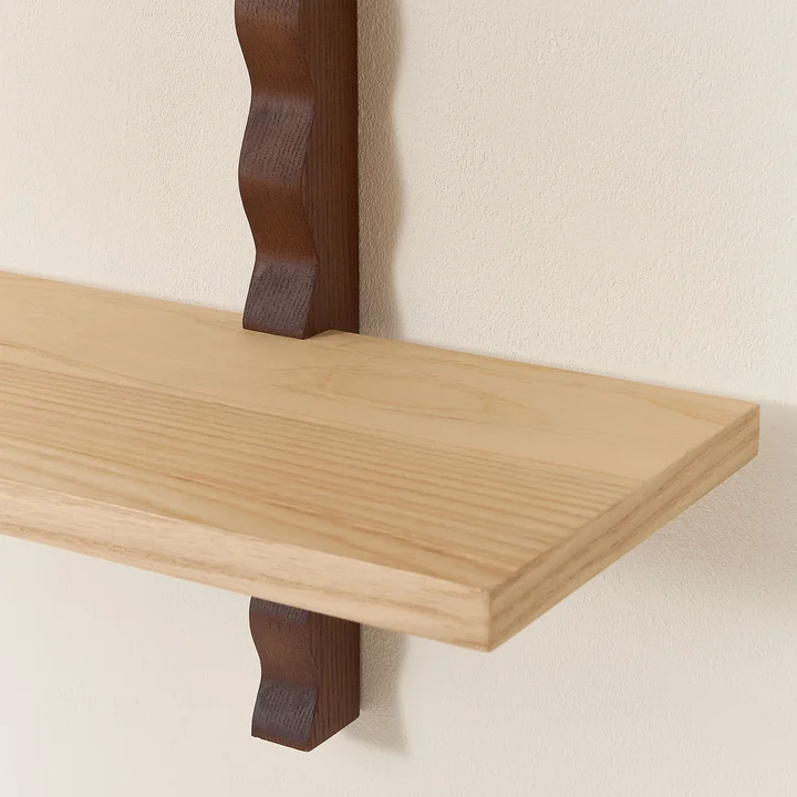 Nobodinoz x Heju - Wandregal 90 x 102 cm, Esche natur