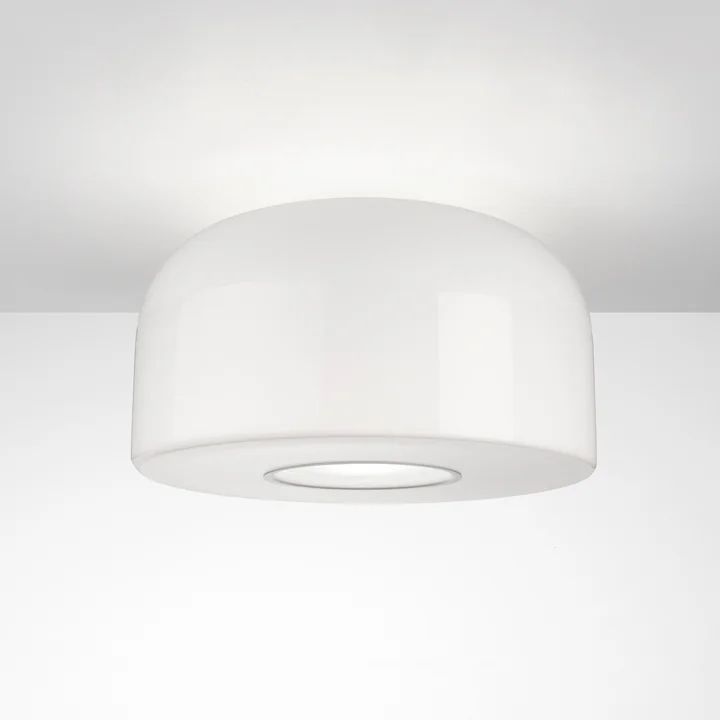 Flos - Bellhop Glass C2 Deckenleuchte, weiss