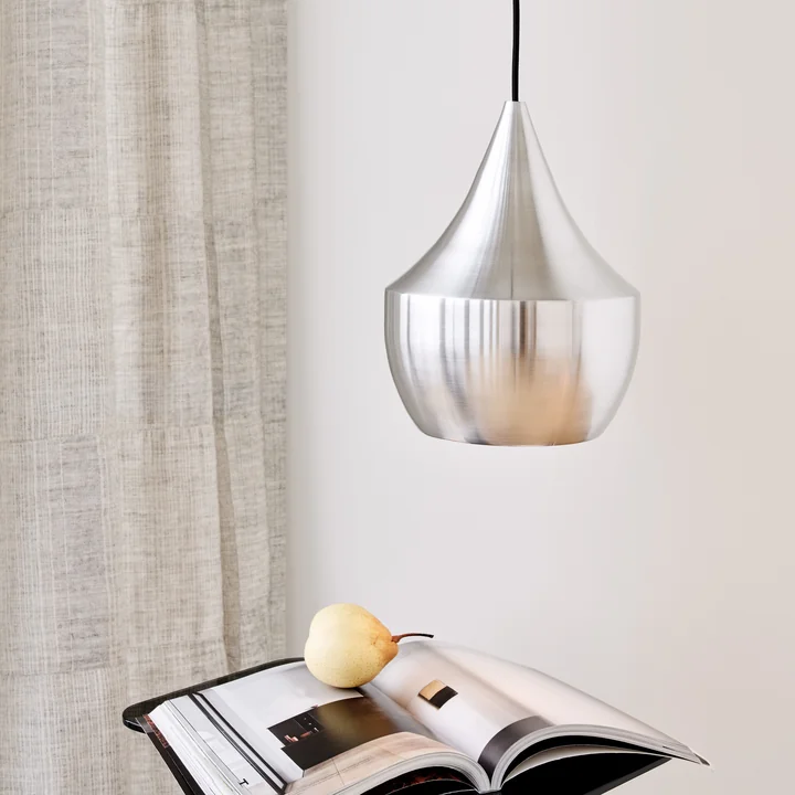 Tom Dixon - Beat Fat Unbeaten LED Pendelleuchte, Aluminium