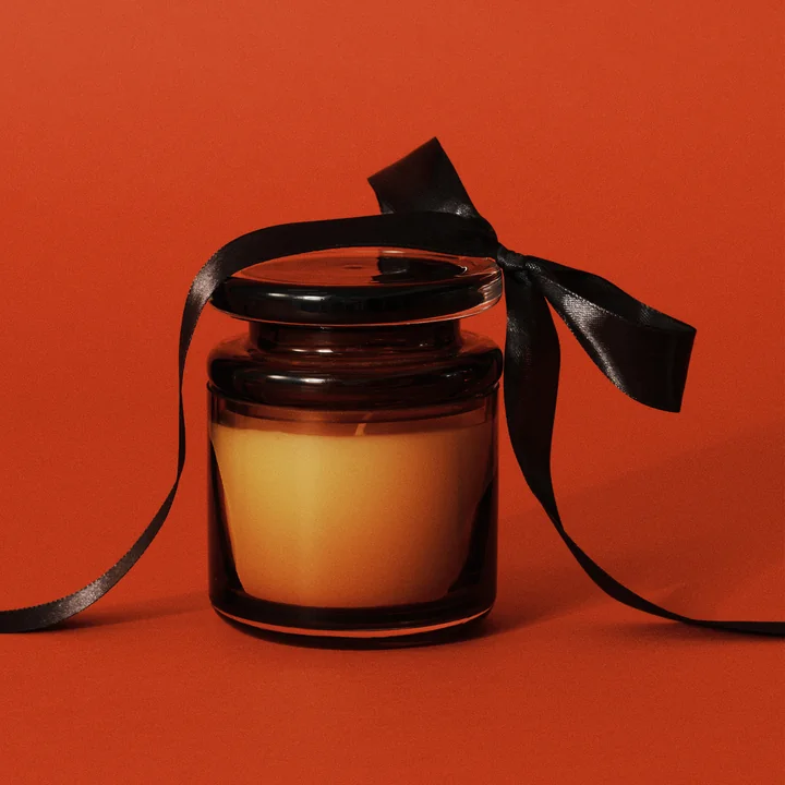 Serax - Duftkerze mit Deckel Mystique S, bernstein