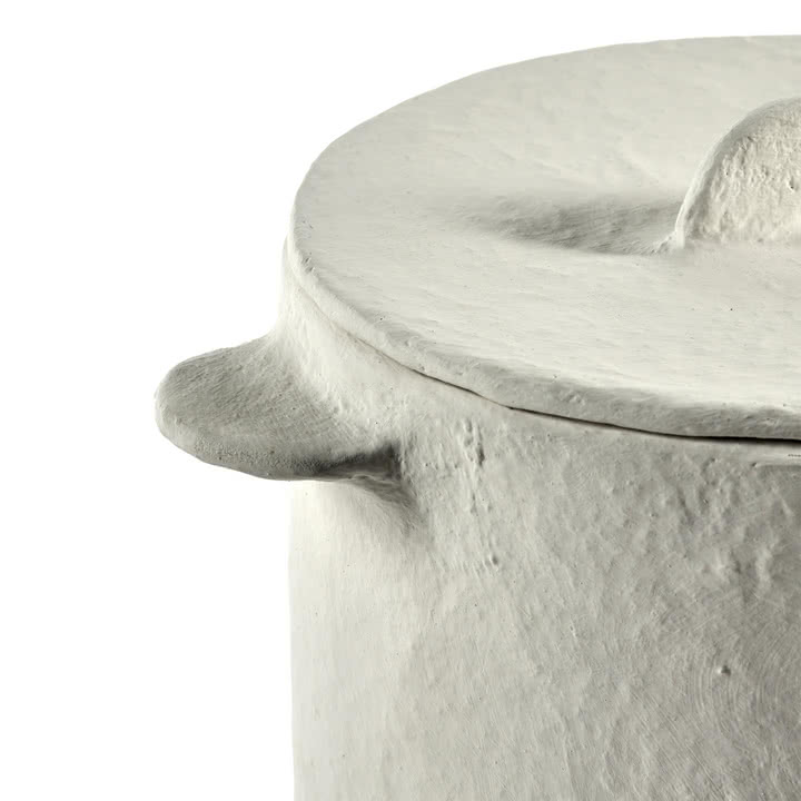 Serax - Earth Pot mit Deckel S, weiss