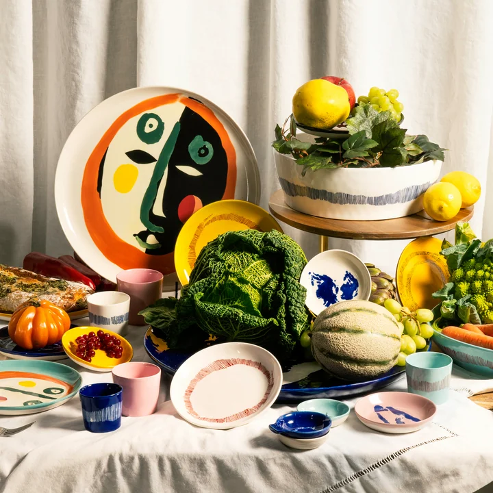 Serax - Feast Face N°1 Servierplatte, mix