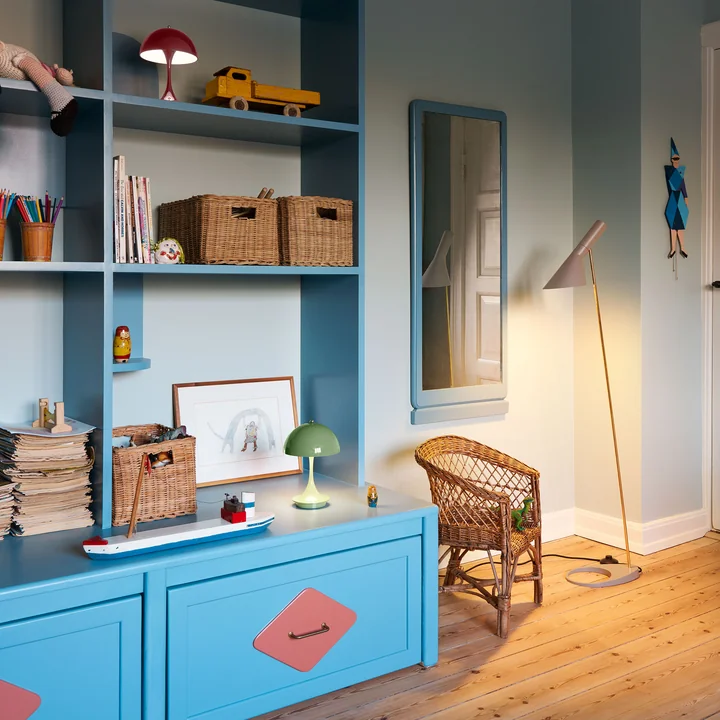 Panthella 160 Portable V3 Akku LED-Tischleuchte, opak burgundy von Louis Poulsen