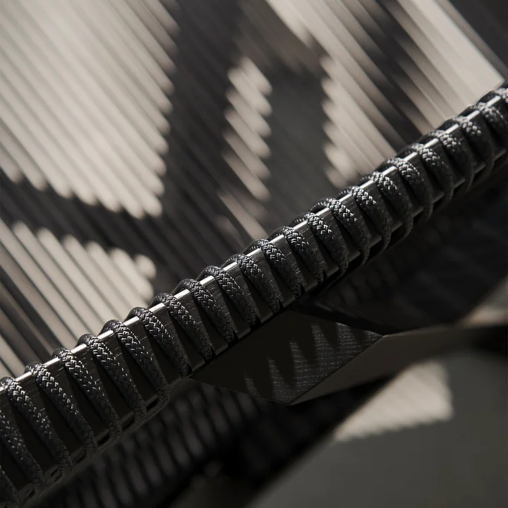 ClassiCon - Volkshaus Lounge Chair, Eiche schwarz gebeizt / schwarz 