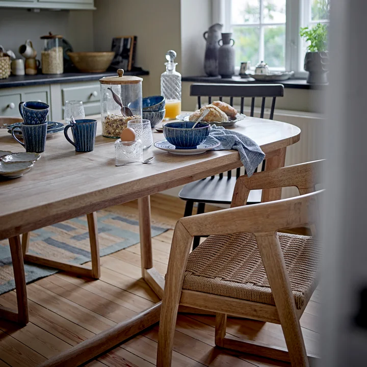 Bloomingville - Serrone Stuhl und Esstisch, natur