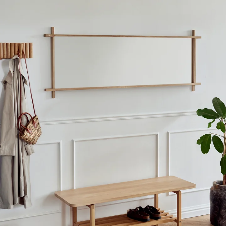 Andersen Furniture - Collect Wandspiegel, large, 60 x 160 cm, Eiche