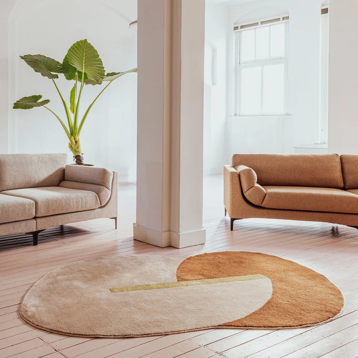 Zuiver - Phila Teppich, 160 x 257 cm, Terra