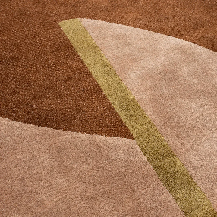 Zuiver - Phila Teppich, 160 x 257 cm, Terra