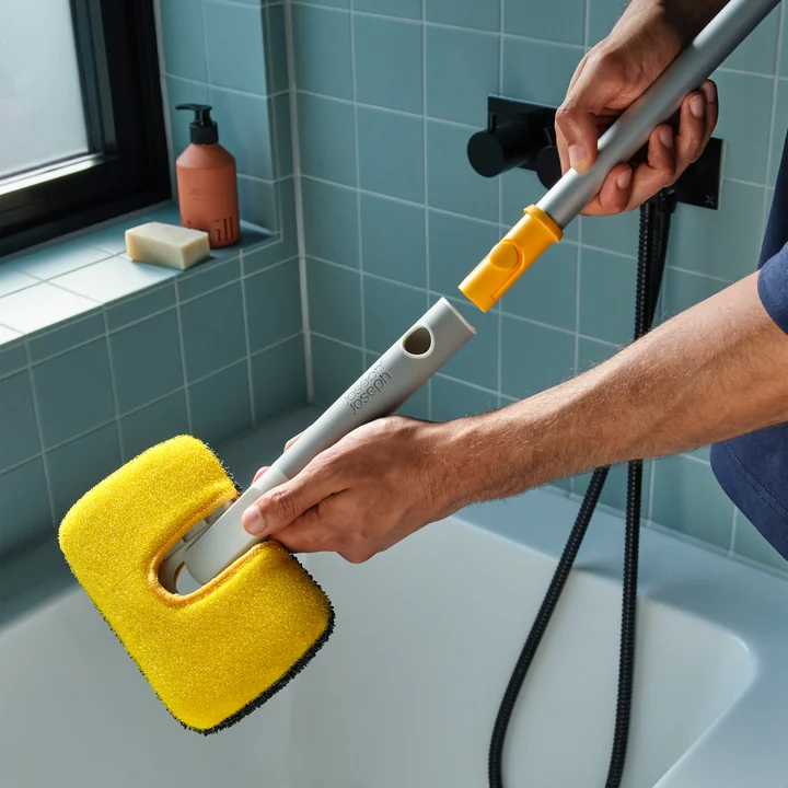 Joseph Joseph - CleanTech 2-in-1 Mikrofaser-Handwischer, light stone