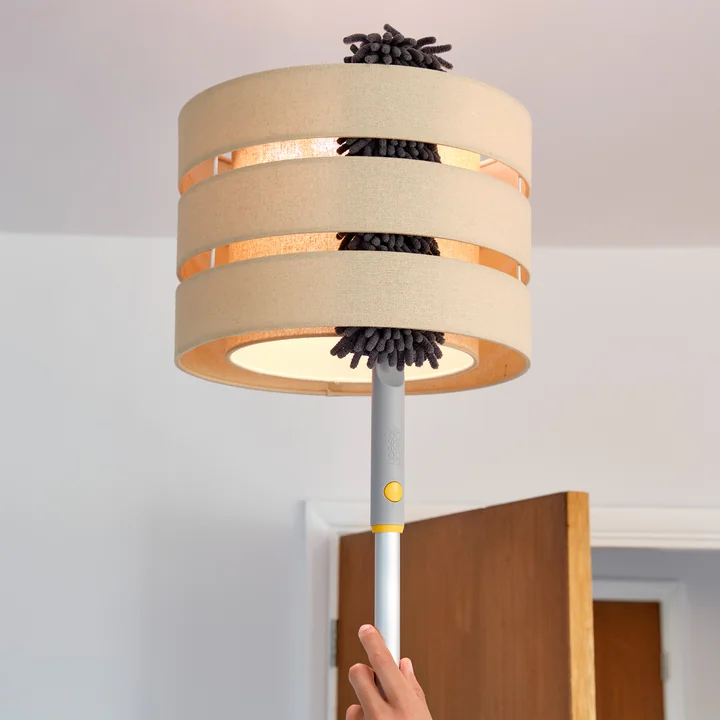 Joseph Joseph - CleanTech 3-in-1 Mikrofaser-Staubwischer, light stone