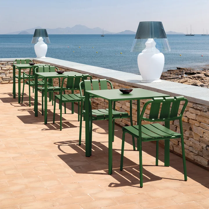 Vermobil - Verdea Stuhl und Armlehnstuhl, dunkelgrün