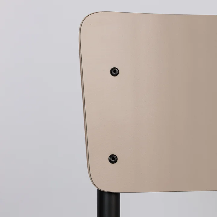 Zuiver - Back to School Stuhl, beige matt