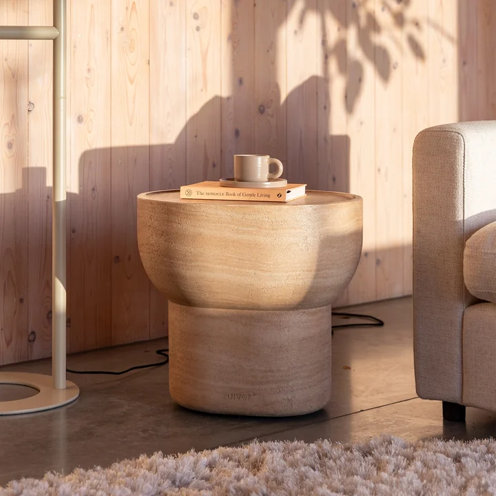 Zuiver - Noble Beistelltisch oval, beige