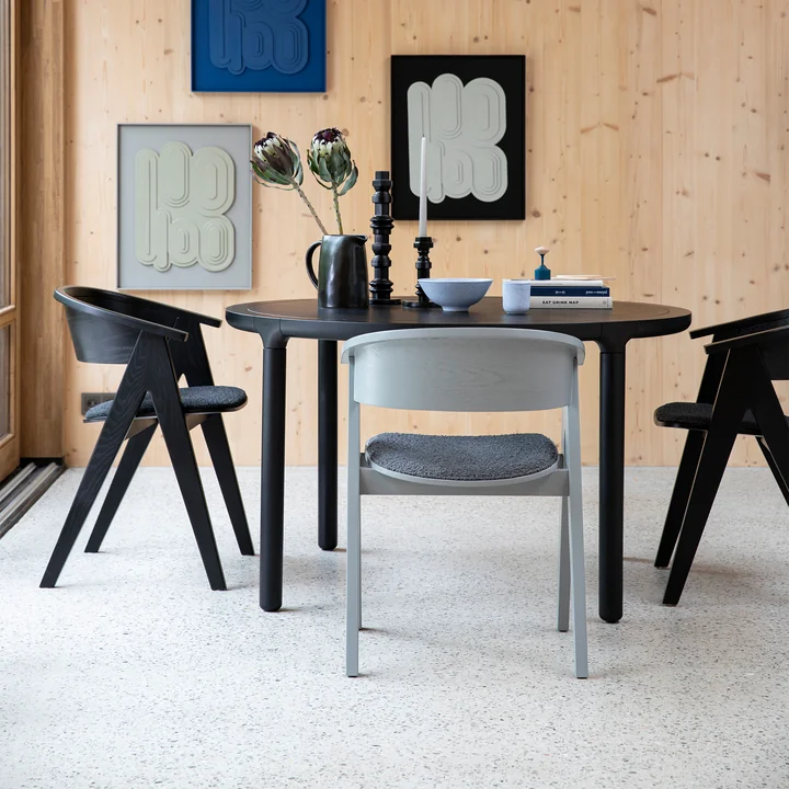 Zuiver - NDSM Armlehnstuhl, grau und schwarz