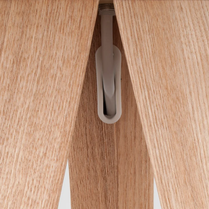 Zuiver - Tripod Wood Stehleuchte, Eiche / weiss