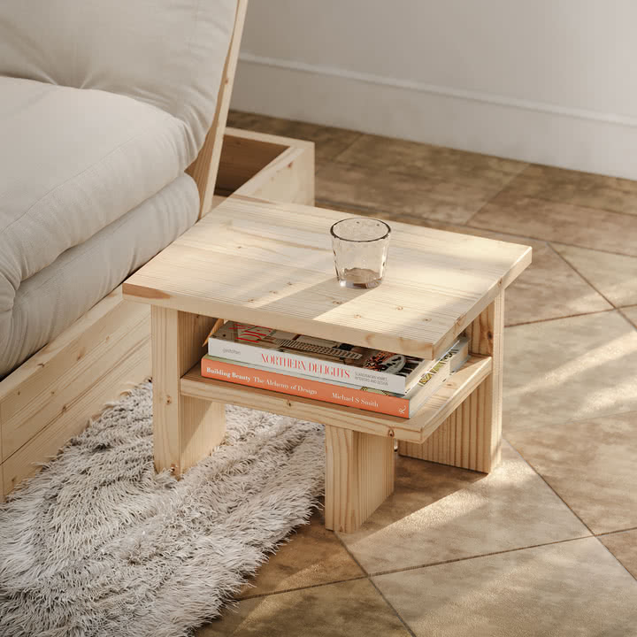 Karup Design - Japan Beistelltisch, 45 x 34 x 32 cm, Kiefer natur