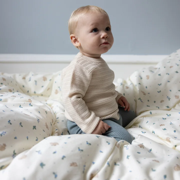 Cam Cam Copenhagen - Bettwäsche, 140 x 200, 60 x 65 cm, blueberries