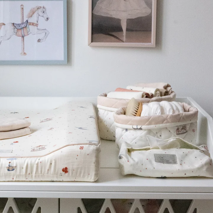 Cam Cam Copenhagen - Gesteppte Aufbewahrungskörbe, carousel (2er-Set)