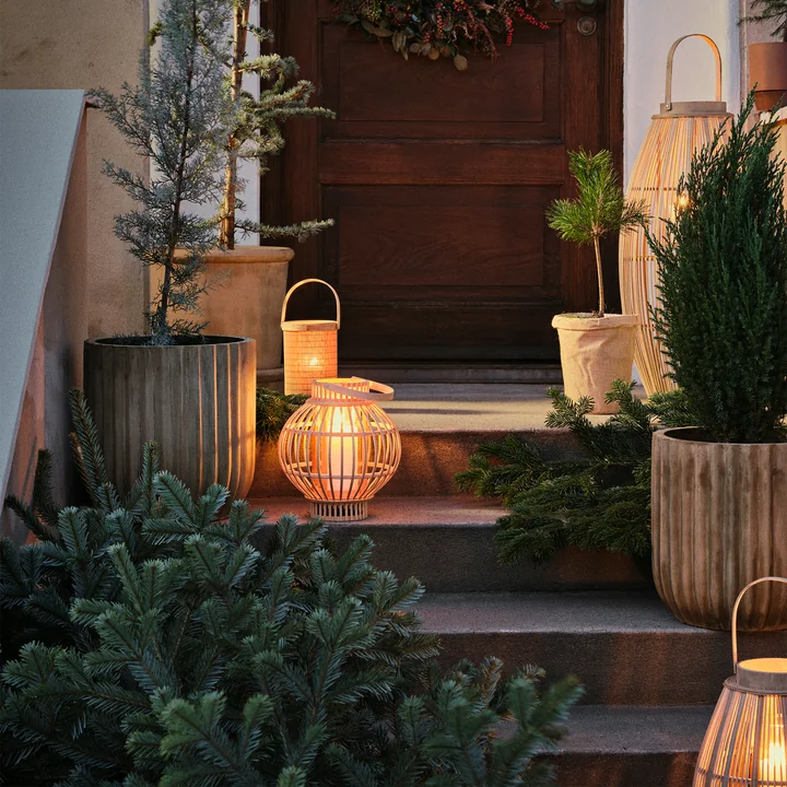 Broste Copenhagen - Fiber Pflanztöpfe, antique beige