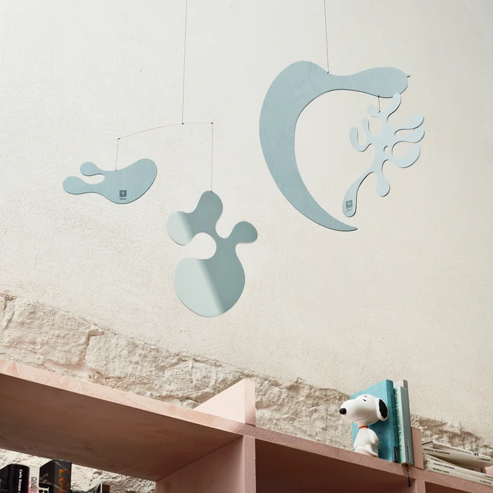 Vitra - Eames Plywood Mobile, Model AL und C, ice grey