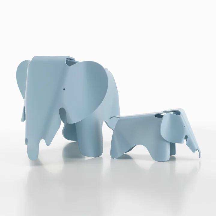 Vitra - Eames Elephant RE, gross und klein, sky blue