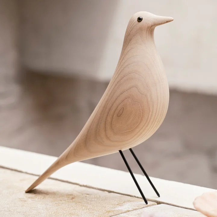Vitra - Eames House Bird, Esche baumwollweiss geölt