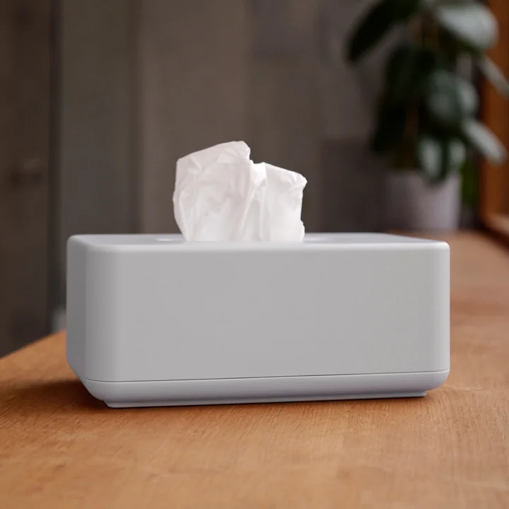 Zone Denmark - Ume Taschentuchbox, 25,6 x 14 x 10,7 cm, soft grey