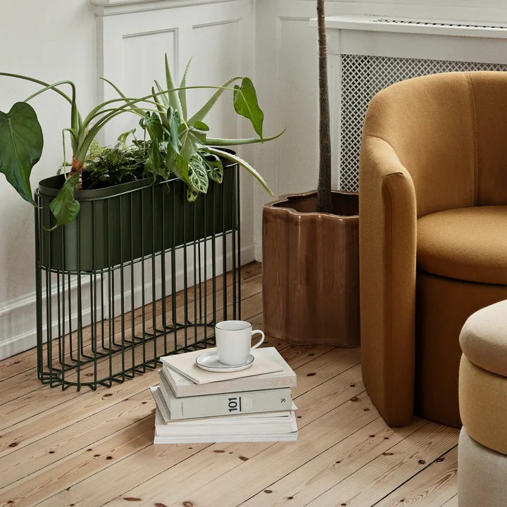 Broste Copenhagen - Sonja Übertopf, H 36 cm, braun