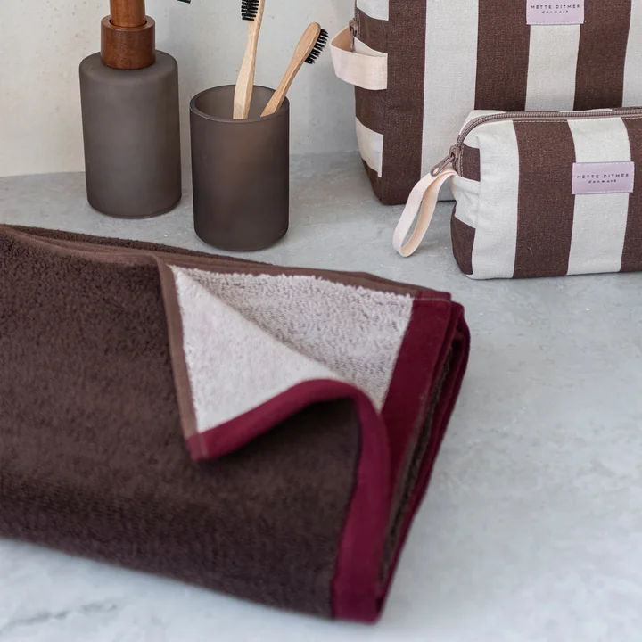 Mette Ditmer - Soft Badematte, braun / sand