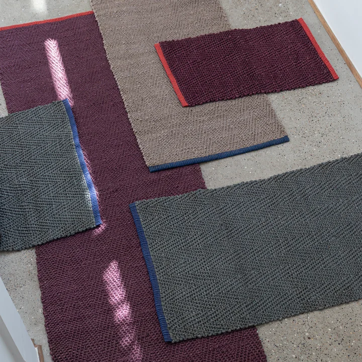 Mette Ditmer - Notes Juteteppich und Fussmatte