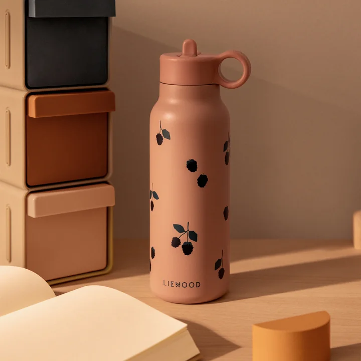 LIEWOOD - Falk Wasserflasche, 350 ml, Berry / pale tuscany