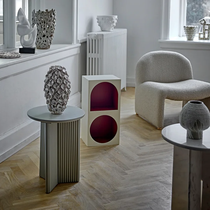 Bloomingville - Edith Beistelltisch, weiss