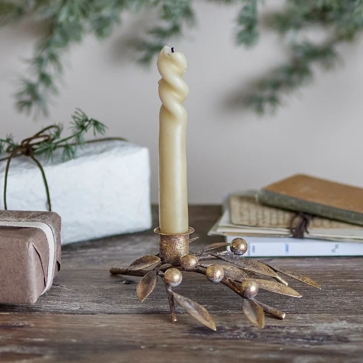 Bloomingville - Mirabel Kerzenständer, 18 x 5 x 13 cm, gold