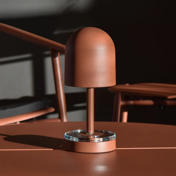 AYTM - Luceo Portable LED Akkuleuchte, Ø 9,9 x H 24 cm, ginger bread