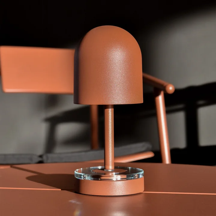 AYTM - Luceo Portable LED Akkuleuchte, Ø 9,9 x H 24 cm, ginger bread