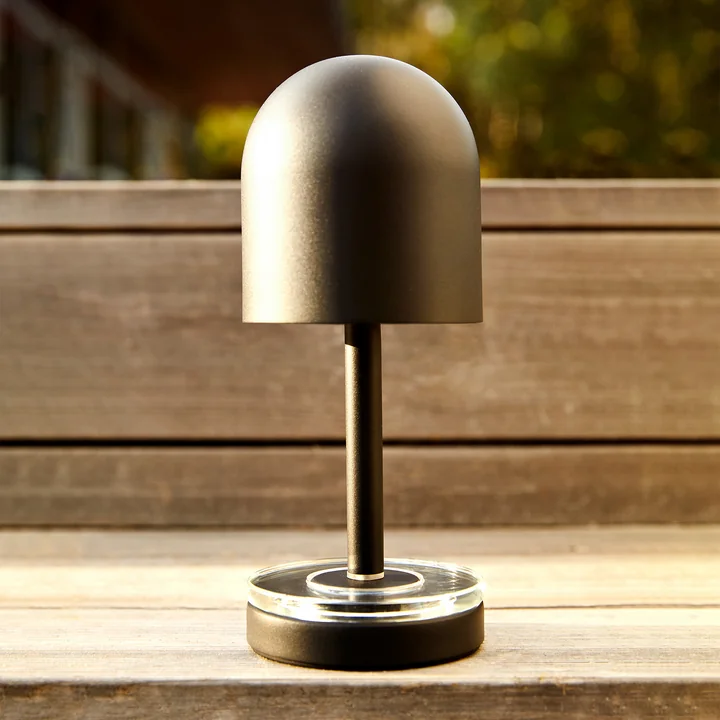 AYTM - Luceo Portable LED Akkuleuchte, Ø 9,9 x H 24 cm, schwarz