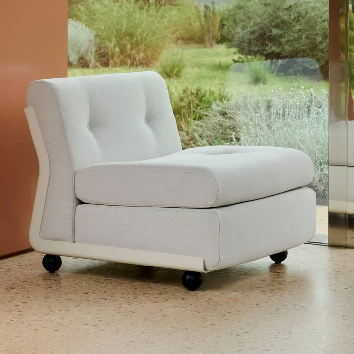 HAY - Amanta 1 Sitzer Sofa, cream beige / hellgrau (HAY Story 102)