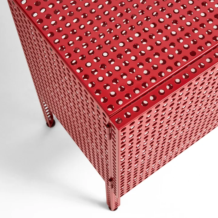 HAY - Perforated Cabinet, wine red