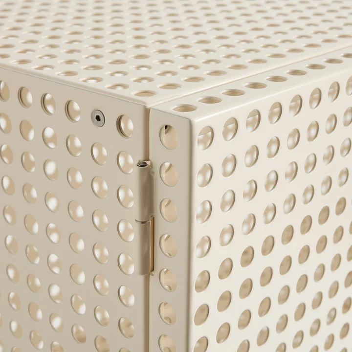 HAY - Perforated Cabinet, eggshell