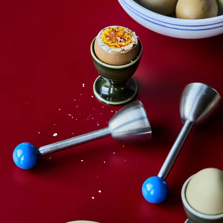 Nicolas Vahé - Egg Eieröffner, H 13 cm, blau