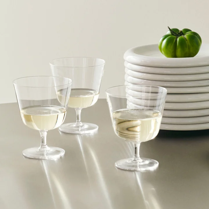 HAY - Curve Glas Steam, small, klar