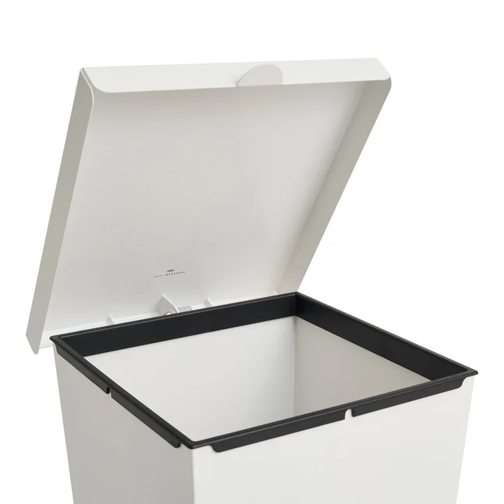 HAY - Loop Mülleimer, 26L, weiss