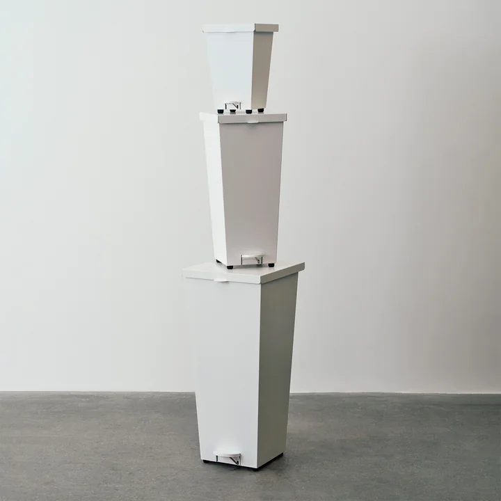 HAY - Loop Mülleimer, weiss