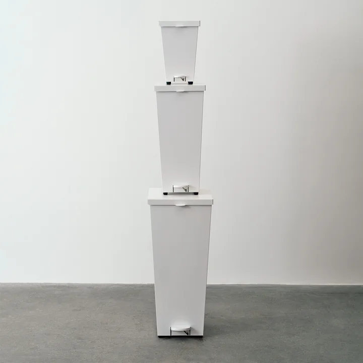 HAY - Loop Mülleimer, weiss