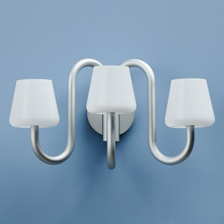 HAY - Apollo Wandleuchter, weiss opal glas